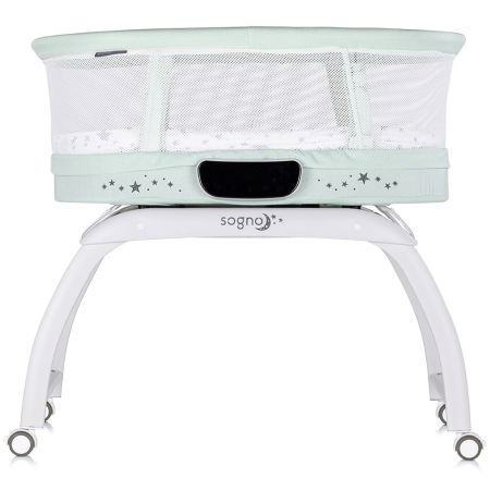 Patut cu leganare si cantar integrat Chipolino Sogno 2 in 1 pastel green [1]