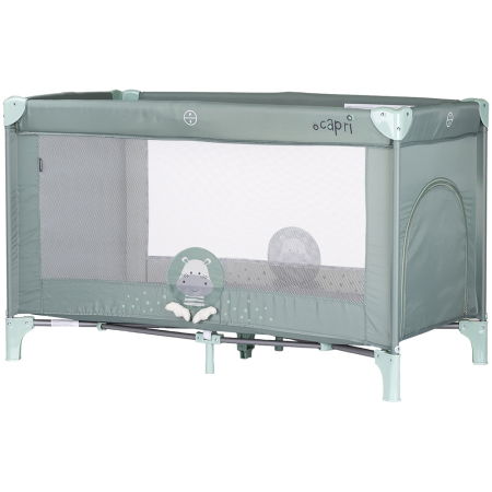 Camera Copilului - Patut pliabil Chipolino Capri Hippo green