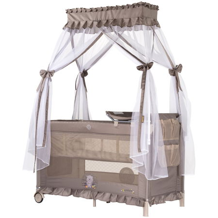 Camera Copilului - Patut pliabil Chipolino Palace Bear beige