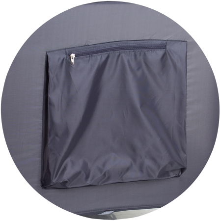 Patut pliabil cu saltea de infasat Chipolino Luna granite [6]