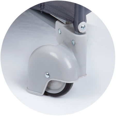 Patut pliabil cu saltea de infasat Chipolino Luna granite [7]