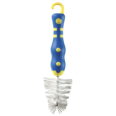 Perie mini pentru tetine si accesorii biberoane, cu maner antialunecare, 0+ luni, nip 37011 [1]