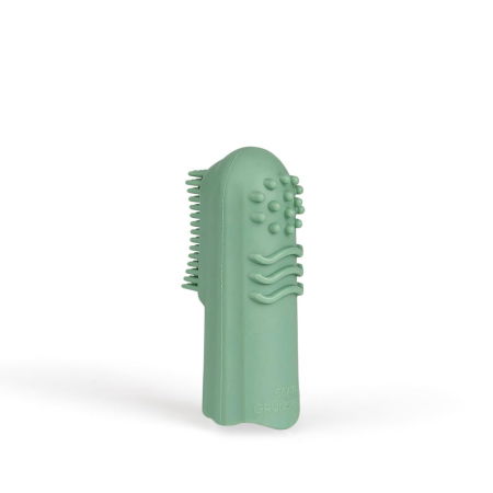 Periuta de dinti pentru bebelusi, din cauciuc natural, pentru folosire pe deget, Gruenspecht 687-00 [6]