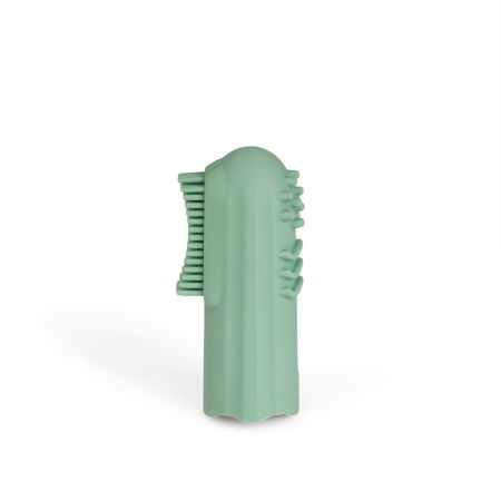 Periuta de dinti pentru bebelusi, din cauciuc natural, pentru folosire pe deget, Gruenspecht 687-00 [7]