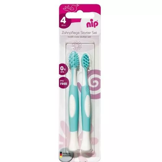 Produse îngrijire copii - Periuta de dinti pentru copii, set 2buc, Nip