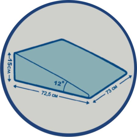 Pernă ortopedică antireflux Lată j2540SW Ortek [1]