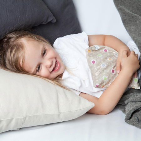 Pernuta termica anticolici cu samburi de cirese si husa din bumbac, pentru bebelusi, 16 x 16 cm, Gruenspecht 112-V3 [1]