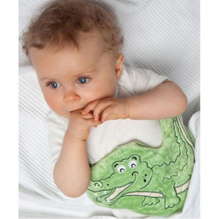 Pernuta termica anticolici cu samburi de struguri si husa detasabila lavabila, Crocodil, Gruenspecht 119-00 [1]