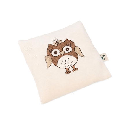 Pernuta termica anticolici cu seminte de in BIO, husa detasabila lavabila, bufnita, Gruenspecht 603-V2 [8]