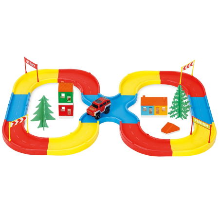 Jocuri și Jucării - Pista de masini Pilsan Crossroads cu masinuta