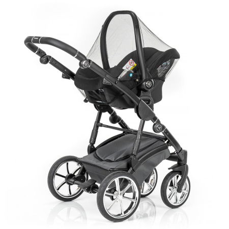 Plasa de insecte pentru scoica si scaun auto bebelusi, protectie tantari, 0+ luni, neagra, Reer BiteSafe 87011 [1]