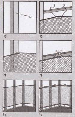 Plasa protectie balcon/terasa Reer pentru copii [2]