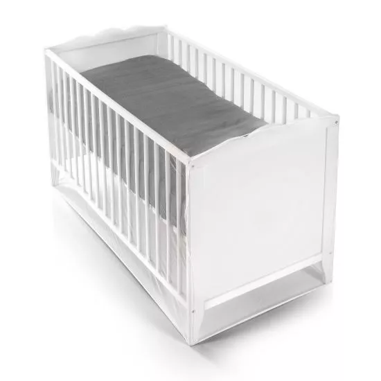 Accesorii Cărucioare - Plasa tantari patut bebe, alba, Reer