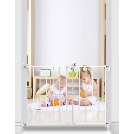 Poarta de siguranta extensibila Noma, 62–102 cm, metal alb, N93361 [4]