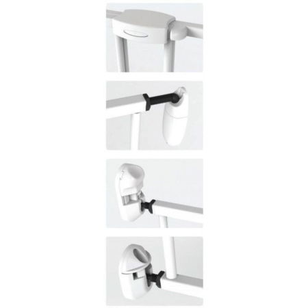 Poarta de siguranta extensibila Noma, 62 – 102 cm, metal negru, N93330 [1]