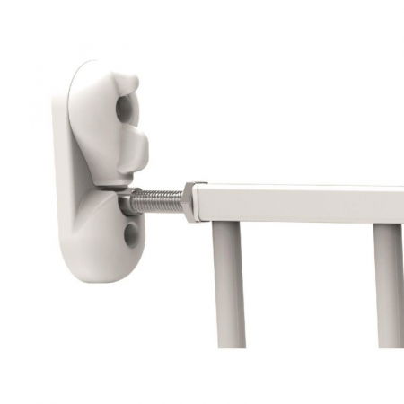 Poarta de siguranta extensibila pentru copii, Noma, 62–102 cm, metal alb [4]