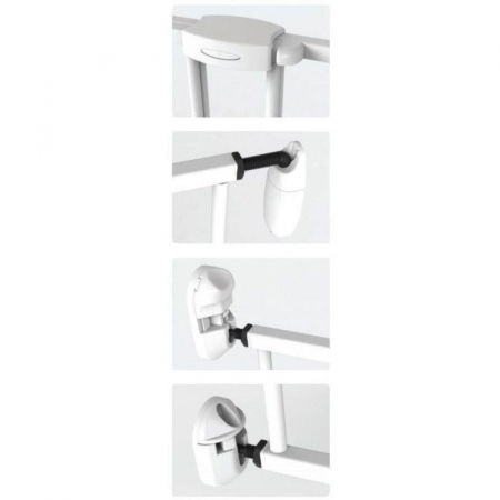 Poarta de siguranta extensibila pentru copii Noma, 62 – 102 cm, metal negru [1]