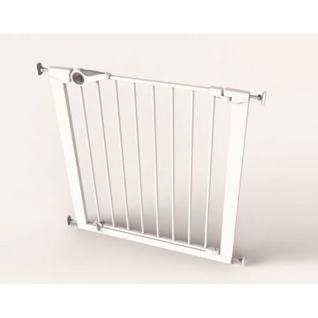 Poarta de siguranta Noma Easy Fit, presiune, 75-82 cm, metal alb [4]