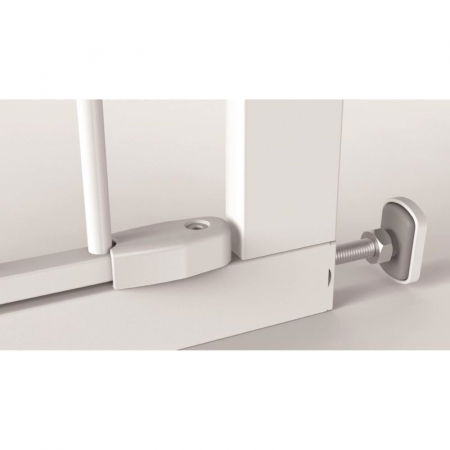 Poarta de siguranta Noma Easy Fit, presiune, 75-82 cm, metal alb [3]