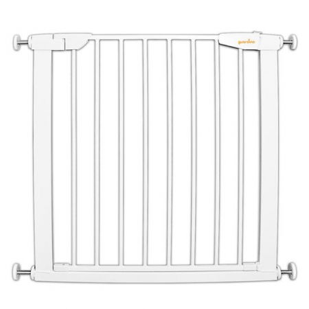 Poarta de siguranta pentru copii, 75-81 cm, montare prin presiune, metal, alb, Guardino [6]
