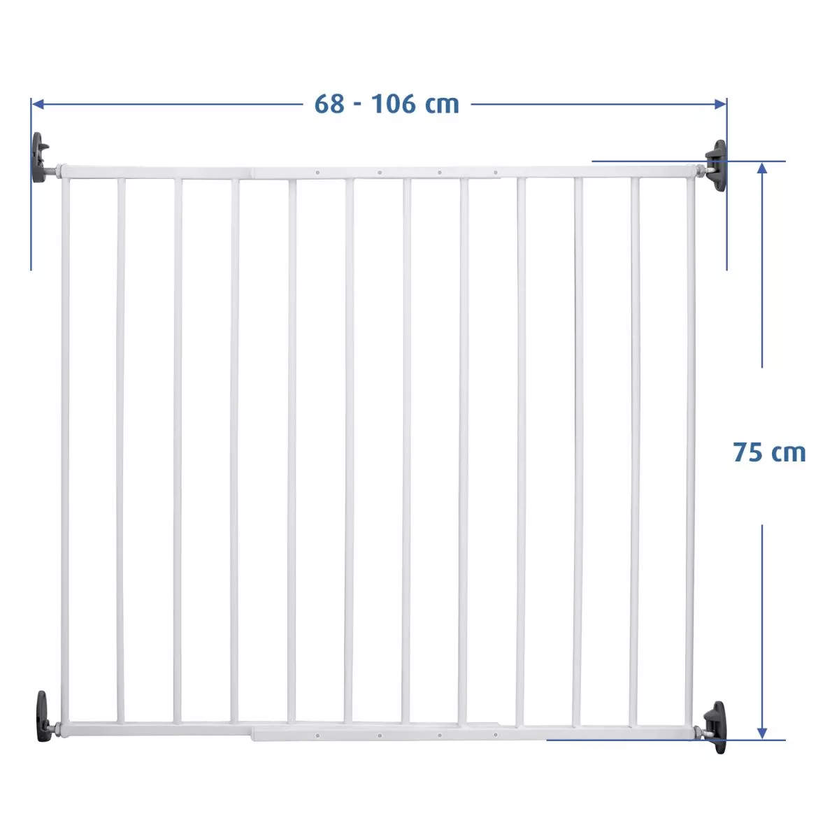 Porți de siguranță copii - Poarta siguranta copii, cu montaj pe perete, Simple Lock, Reer
