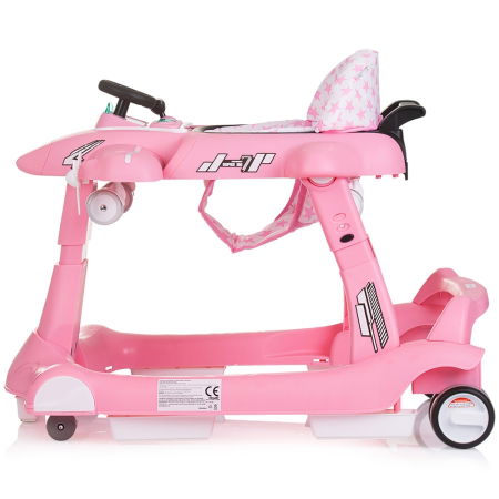 Sisteme De Siguranță Copii - Premergator Chipolino Airplane 3 in 1 pink