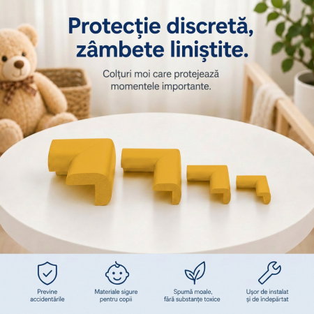 Protectie colturi mobilier, galben [9]