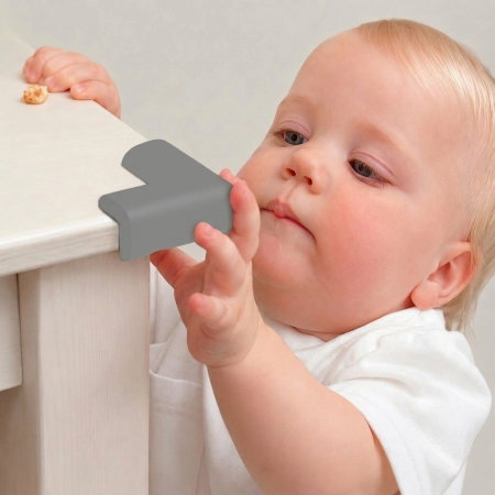 Protectie colturi mobilier, gri [7]