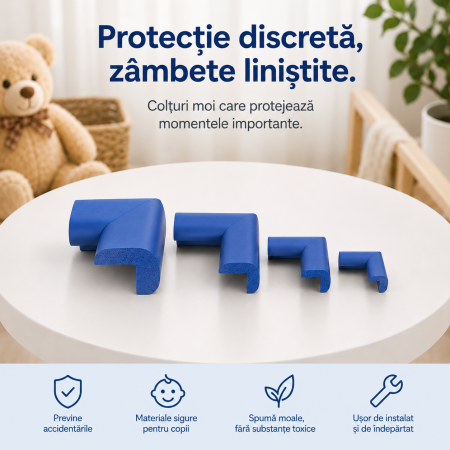 Protectie colturi mobila, albastru [8]