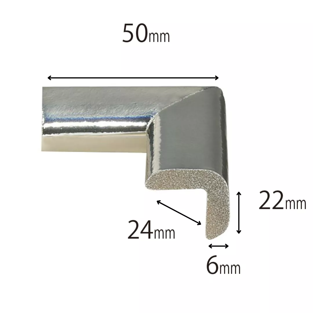 Protectie Colturi Mobila, Argintiu Metalizat set 2 buc [3]