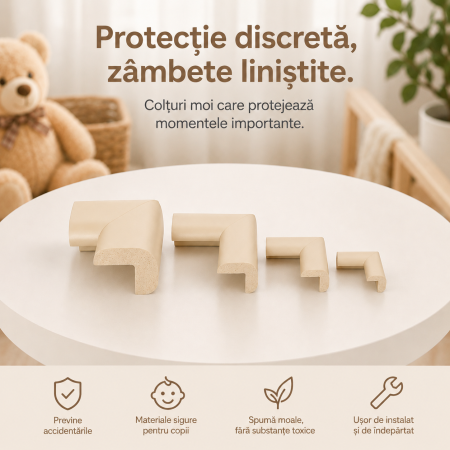 Protectie colturi mobila, crem [8]