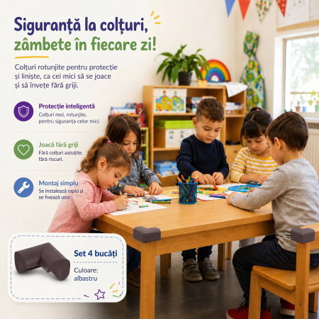 Protectie colturi mobila, maro [3]