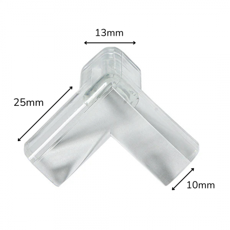 Protecție Colțuri Mobila, Trei Laturi, Transparent, 4 buc [2]
