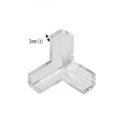 Protecție Colțuri Mobila, Trei Laturi, Transparent, 4 buc [3]