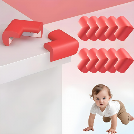 Protectie colturi mobilier, rosu [2]