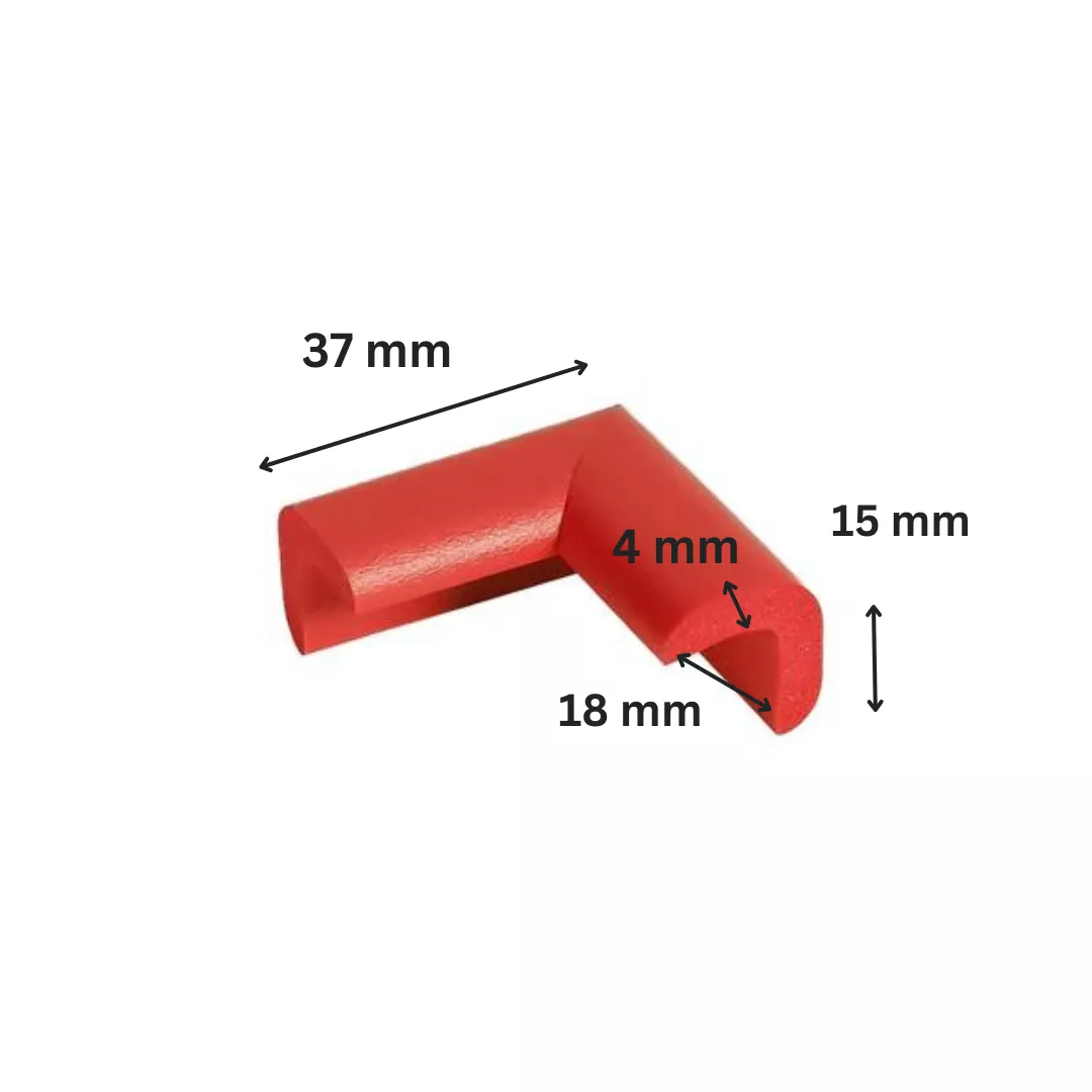 Protectie colturi mobilier, rosu [4]