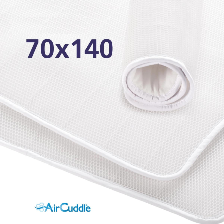 Protectie impermeabila antitranspiratie 3D pentru saltea 70x140 cm, AirCuddle TOP SAFE TS-140 [3]
