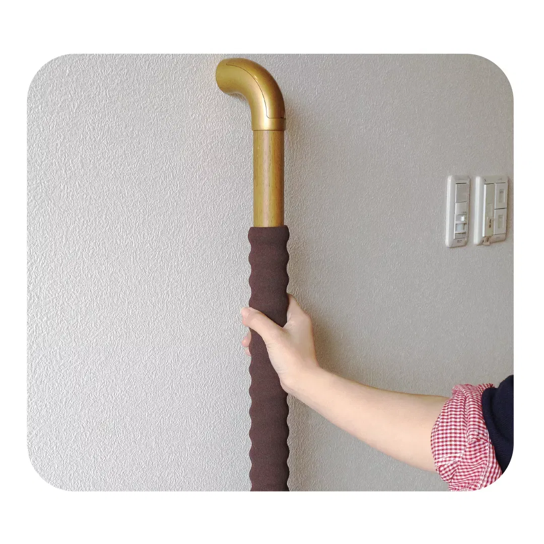 Protectie maner pentru balustrada, din spuma de cauciuc, maro, 40cm [2]