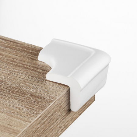 Protecție Colțuri Mobilă Copii - Protectii colturi mobilier, din spuma, set 4 buc, Alb, REER