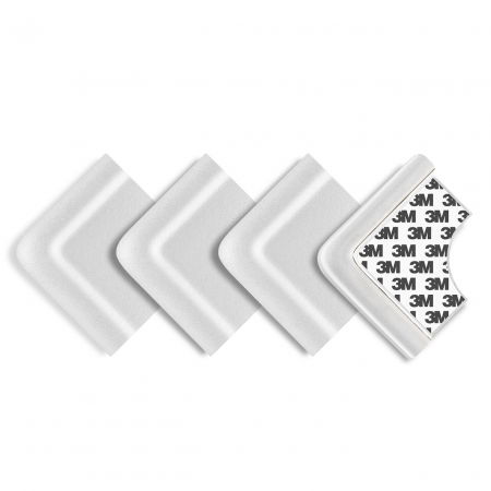 Protectii colturi mobilier, din spuma, set 4 buc, Alb, REER [10]