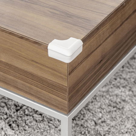Protectii colturi mobilier, din spuma, set 4 buc, Alb, REER [6]