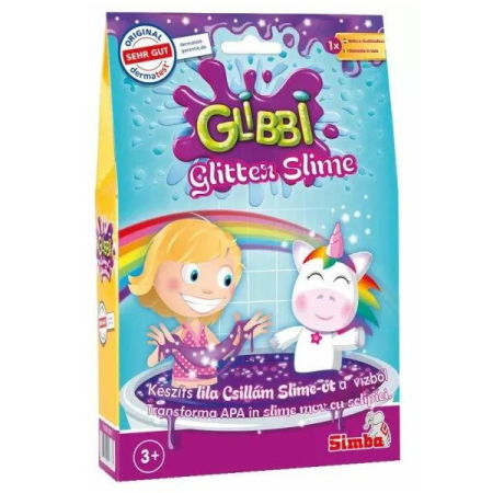 Igiena/Jucarii de baie - Pudra de baie Simba Glibbi Glitter Slime 150 g