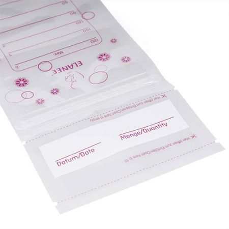 Pungi depozitare lapte matern la congelator, 180 ml, gradate, transparente, 20 bucati, ELANEE 711-00 [3]