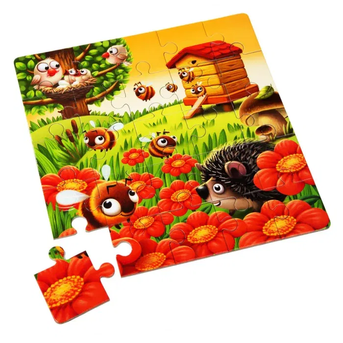 Puzzle 3 in 1 Cubika ,Animalutele Preferate, 3 ani+ [5]