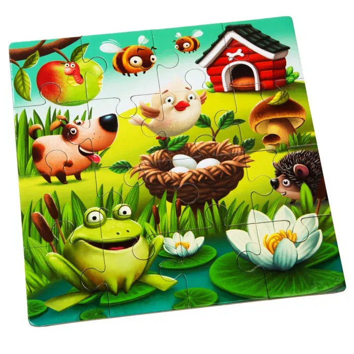 Puzzle 3 in 1 Cubika ,Animalutele Preferate, 3 ani+ [3]