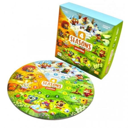 Puzzle Cubika, 4 Anotimpuri, 2 ani+ [1]