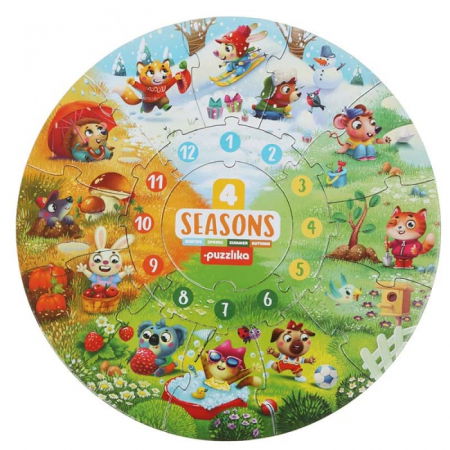 Puzzle Cubika, 4 Anotimpuri, 2 ani+ [2]