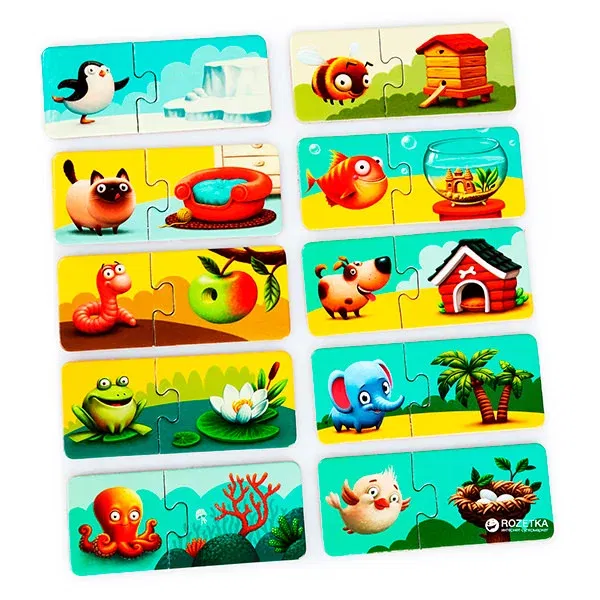 Puzzle, Cubika, Casuta Animalelor, 2 ani+ [1]
