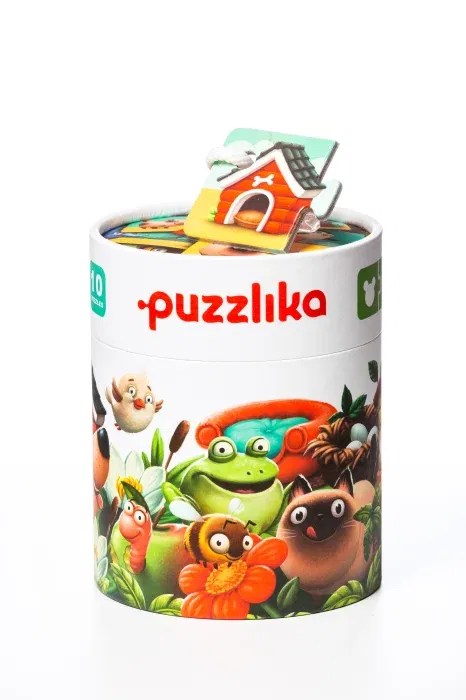 Puzzle - Puzzle, Cubika, Casuta Animalelor, 2 ani+