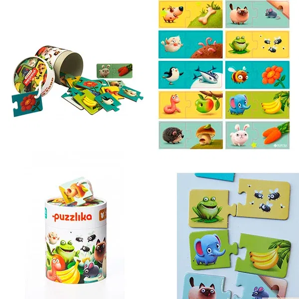 Puzzle Cubika, Ce mananca, 2 ani+ [1]